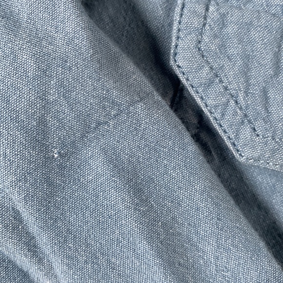 Men’s Carhartt blue, long sleeve shirt.  Size XL. Chest approx 25 1/2 inches - Picture 6 of 12